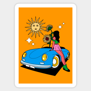 Summer trip Sticker